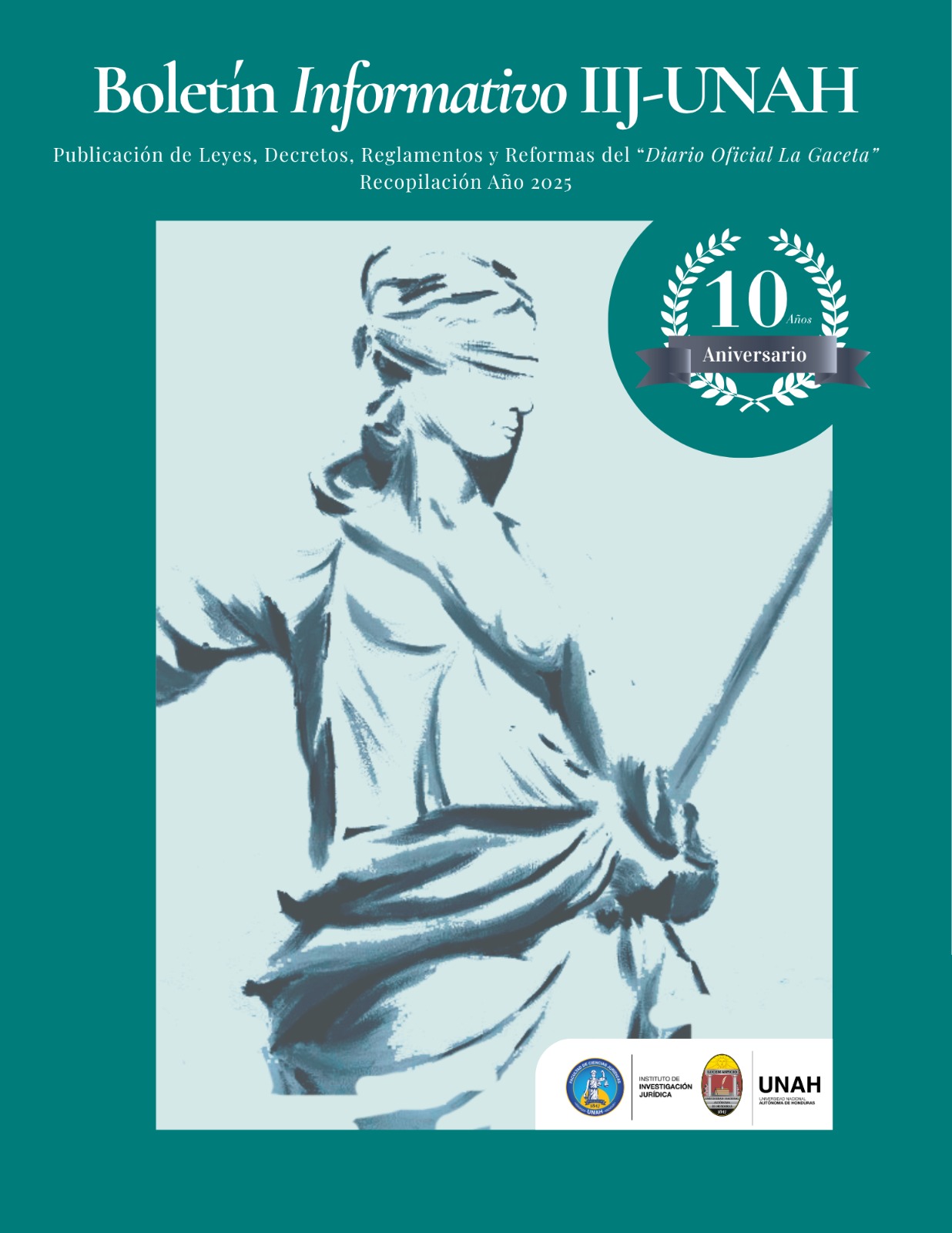 Portada Revista de Derecho 10º Aniversario