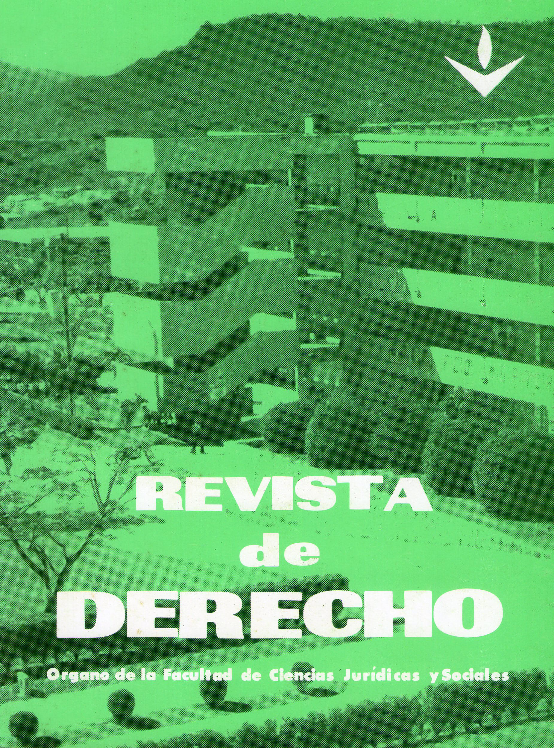 Portada de la Revista de Derecho