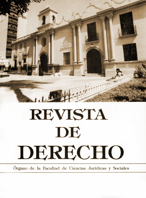 Portada de la Revista de Derecho