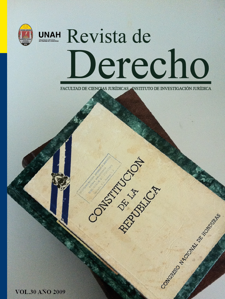 Portada de la Revista de Derecho