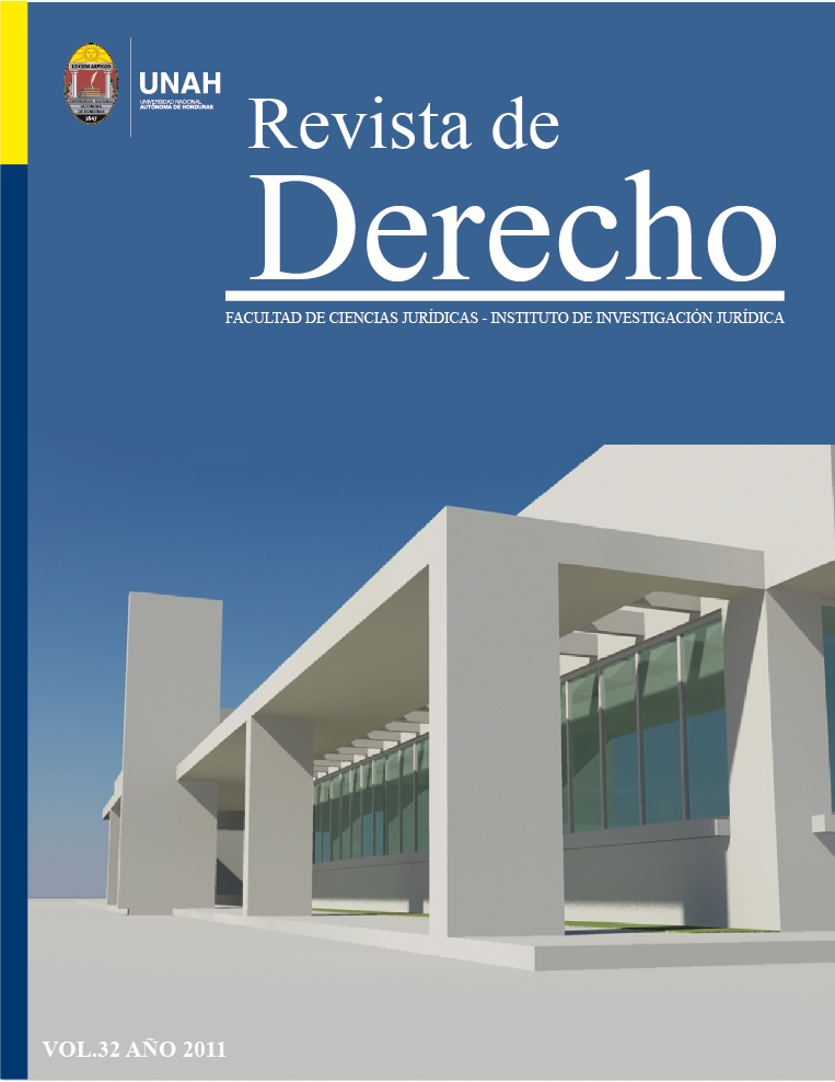Portada de la Revista de Derecho