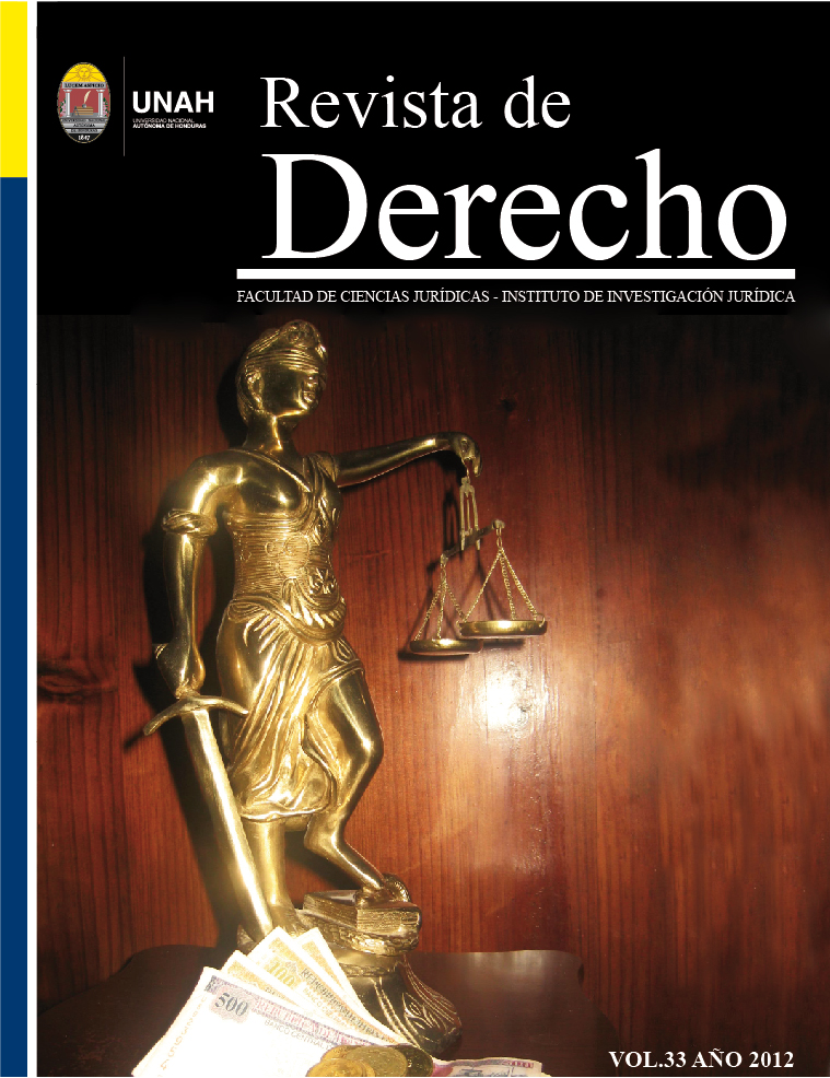 Portada de la Revista de Derecho