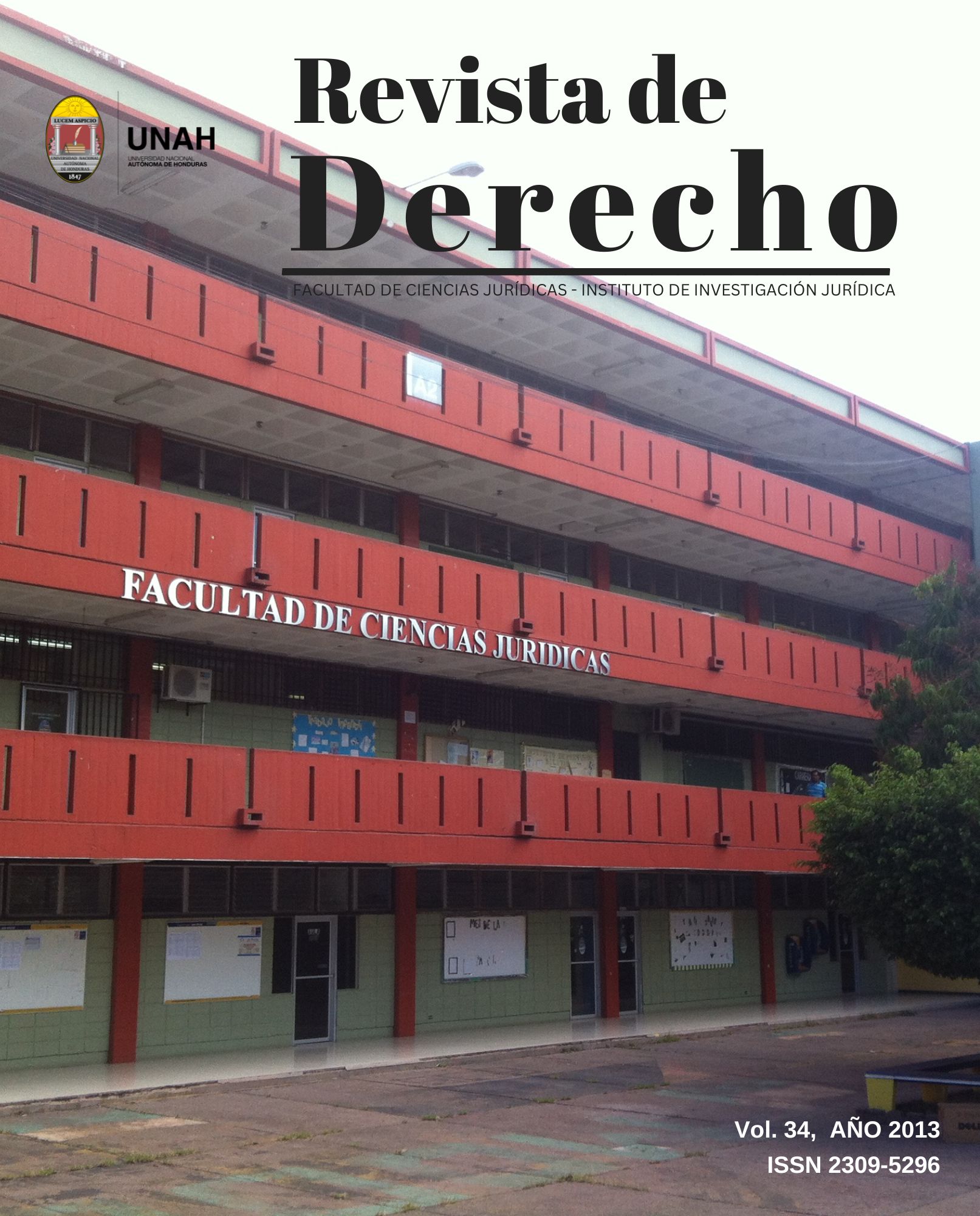 Portada de la Revista de Derecho