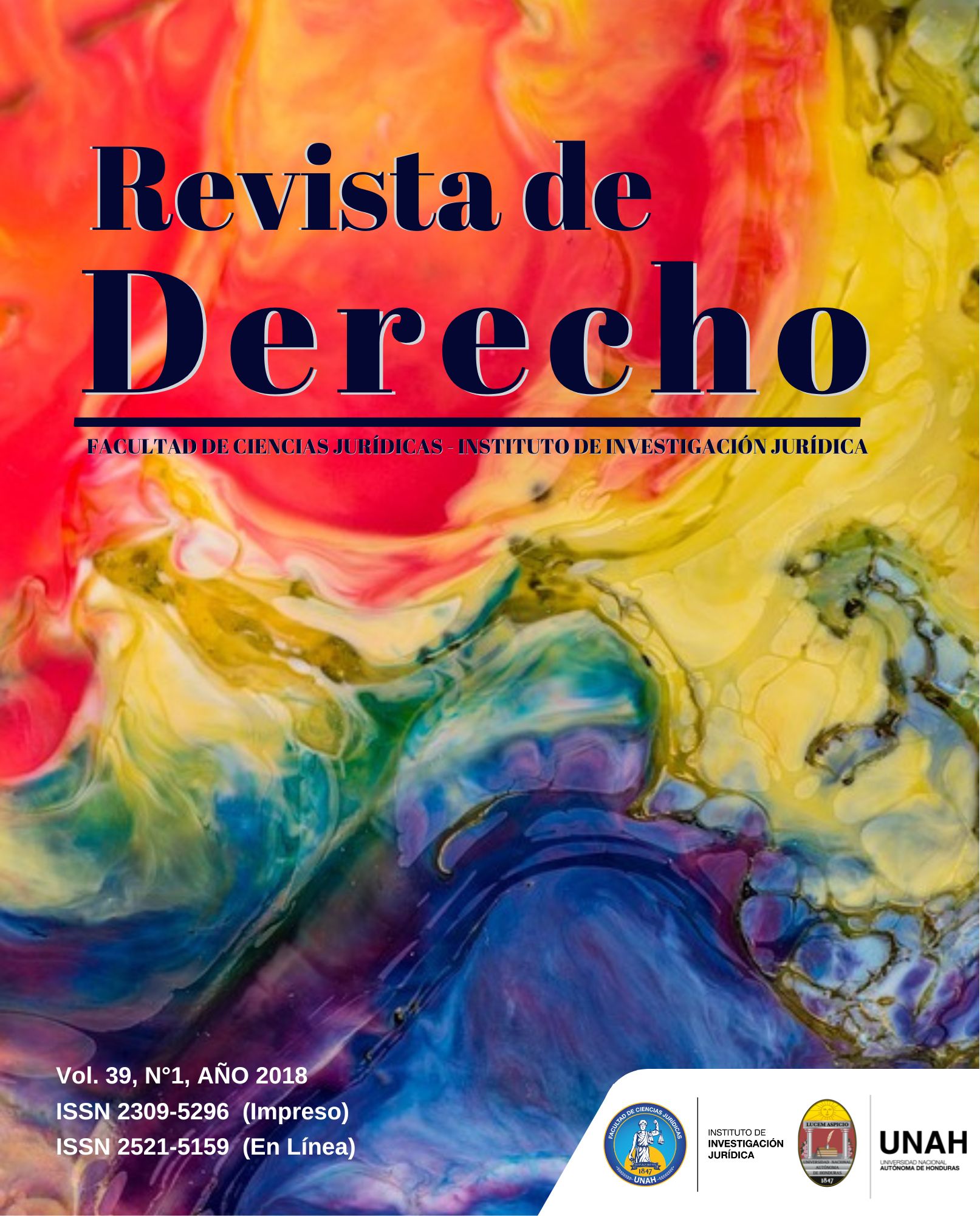 Portada de la Revista de Derecho
