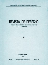 Portada de la Revista de Derecho