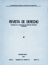 Portada de la Revista de Derecho
