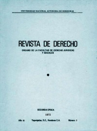 Portada de la Revista de Derecho