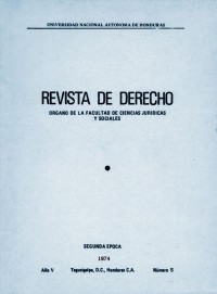 Portada de la Revista de Derecho
